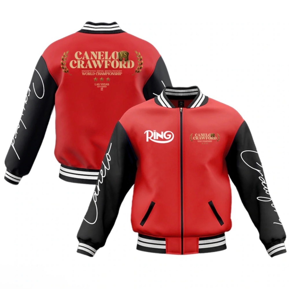 Canelo v Crawford Bomber Jacket Spring Sale!!
